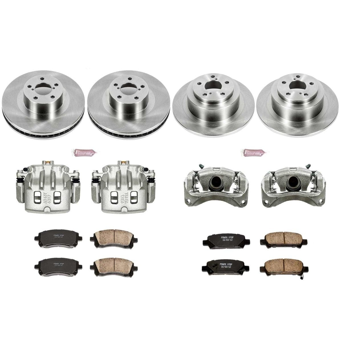 Power Stop 2001 Subaru Legacy Front & Rear Autospecialty Brake Kit w/Calipers | KCOE2752 - JDMuscleBrake KitspsbKCOE2752