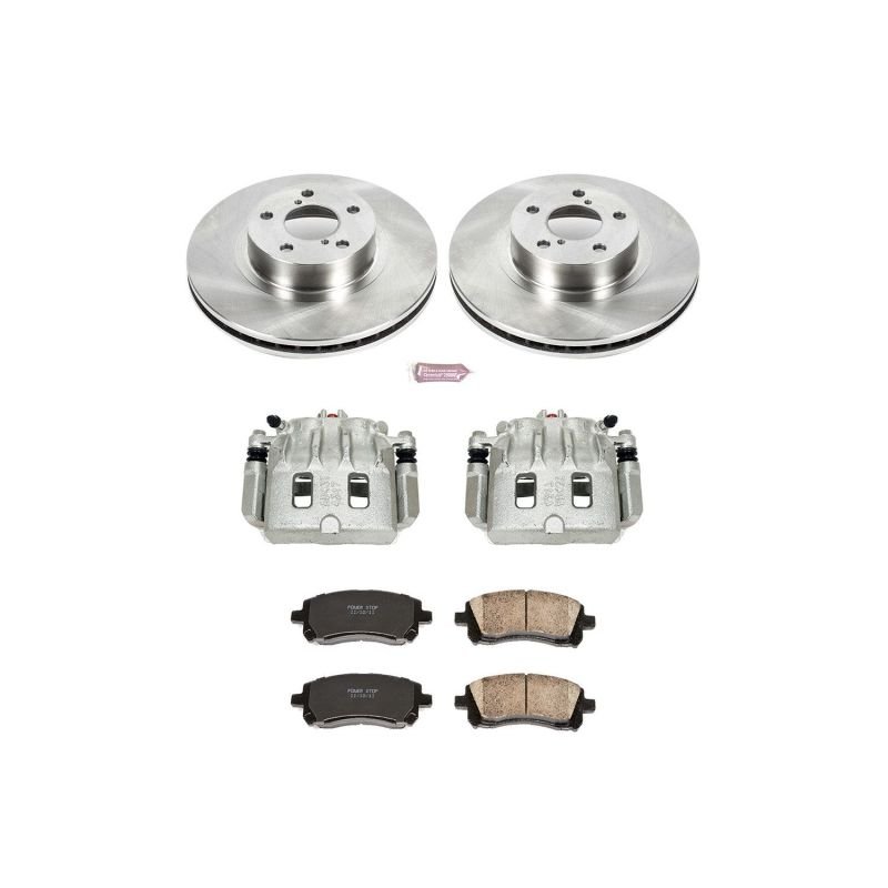 Power Stop 98 - 02 Subaru Forester Autospecialty Kit w/ Calipers - Front | KCOE1120 - JDMuscleBrake KitspsbKCOE1120