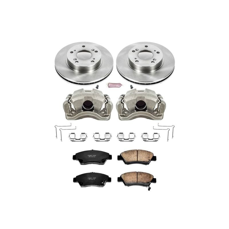 Power Stop Front Autospecialty Brake Kit w/ Calipers Honda Civic 2006 - 2011 | KCOE2389 - JDMuscleBrake KitspsbKCOE2389