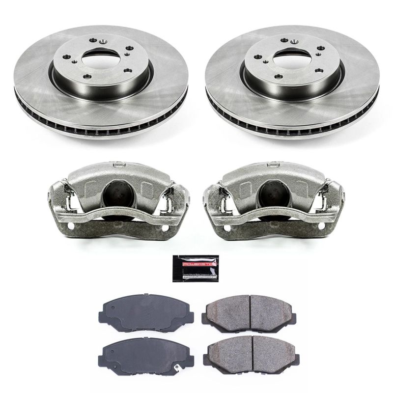 Power Stop Front Autospecialty Brake Kit w/ Calipers Honda Civic 2015 | KCOE7889 - JDMuscleBrake KitspsbKCOE7889