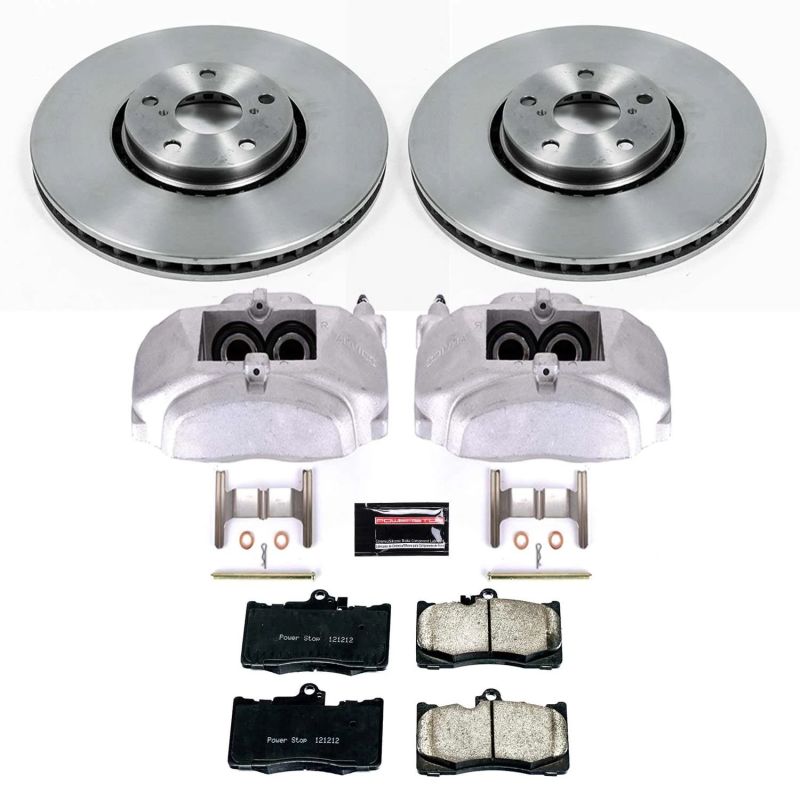 Power Stop Front Autospecialty Brake Kit w/ Calipers Lexus IS200t 2016 - 2017 / IS300 2018 / IS350 2016 - 2020 | KCOE7687 - JDMuscleBrake KitspsbKCOE7687