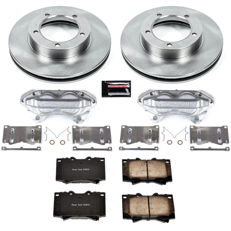 Power Stop Front Autospecialty Brake Kit w/ Calipers Lexus LX470 1998 - 2002 / Toyota Land Cruiser 1998 - 2002 | KCOE1132 - JDMuscleBrake KitspsbKCOE1132