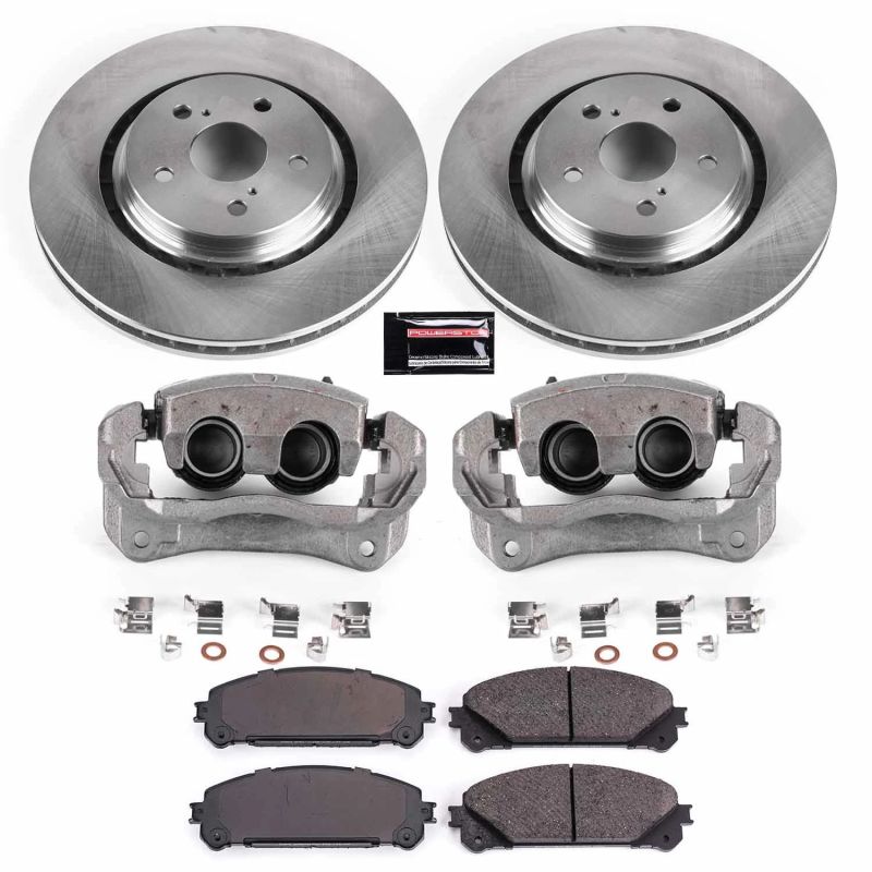 Power Stop Front Autospecialty Brake Kit w/ Calipers Lexus RX350 2016 - 2018 / RX450hL 2016 - 2020 | KCOE7688A - JDMuscleBrake KitspsbKCOE7688A