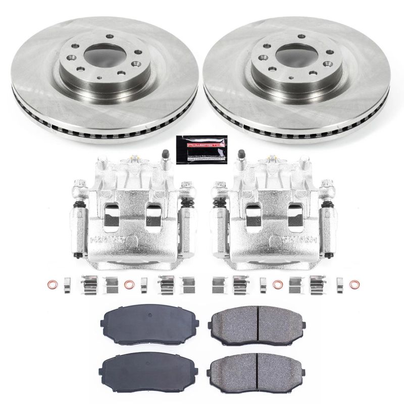 Power Stop Front Autospecialty Brake Kit w/ Calipers Mazda CX - 9 2011 - 2015 | KCOE5878A - JDMuscleBrake KitspsbKCOE5878A