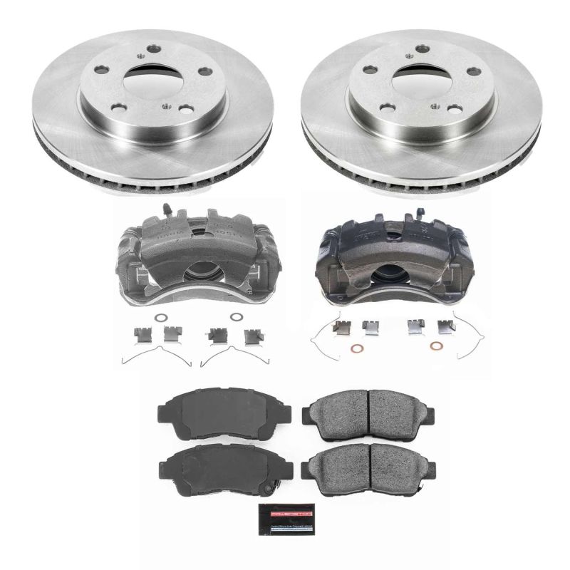 Power Stop Front Autospecialty Brake Kit w/ Calipers Toyota Camry 1997 - 2001 | KCOE1052A - JDMuscleBrake KitspsbKCOE1052A