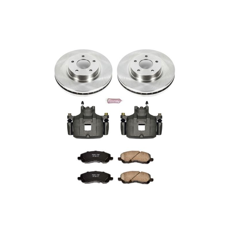 Power Stop Front Autospecialty Brake Kit w/Calipers Mitsubishi Lancer 2008 - 2016 / Outlander 2007 - 2020 | KCOE3032A - JDMuscleBrake KitspsbKCOE3032A