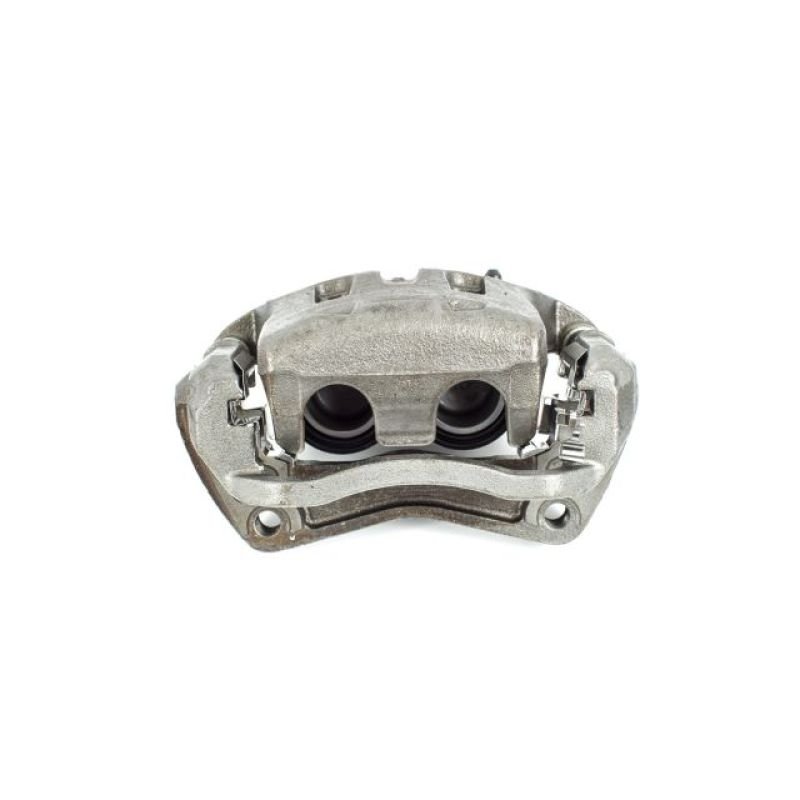 Power Stop Front Left Autospecialty Caliper w/ Bracket Infiniti M35 2006 - 2012 / M45 2006 - 2010 / G35 2007 - 2008 / EX35 2008 - 2012 / G25 2011 - 2012 / G37 2011 - 2013 / Nissan 350Z 2009+ / 370Z 2009 - 2019 / Murano 2011 - 2014 | L2870B - JDMuscleBrake Caliper Adapter BracketspsbL2870B