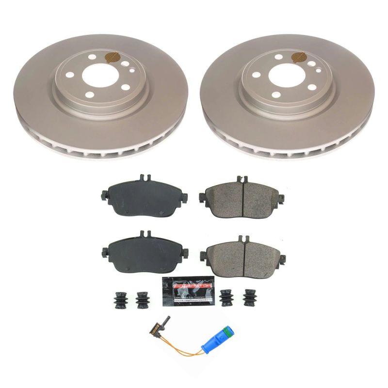 Power Stop Front Z17 Evolution Geomet Coated Brake Kit Infiniti QX30 2017 - 2019 | CRK7674 - JDMuscleBrake KitspsbCRK7674