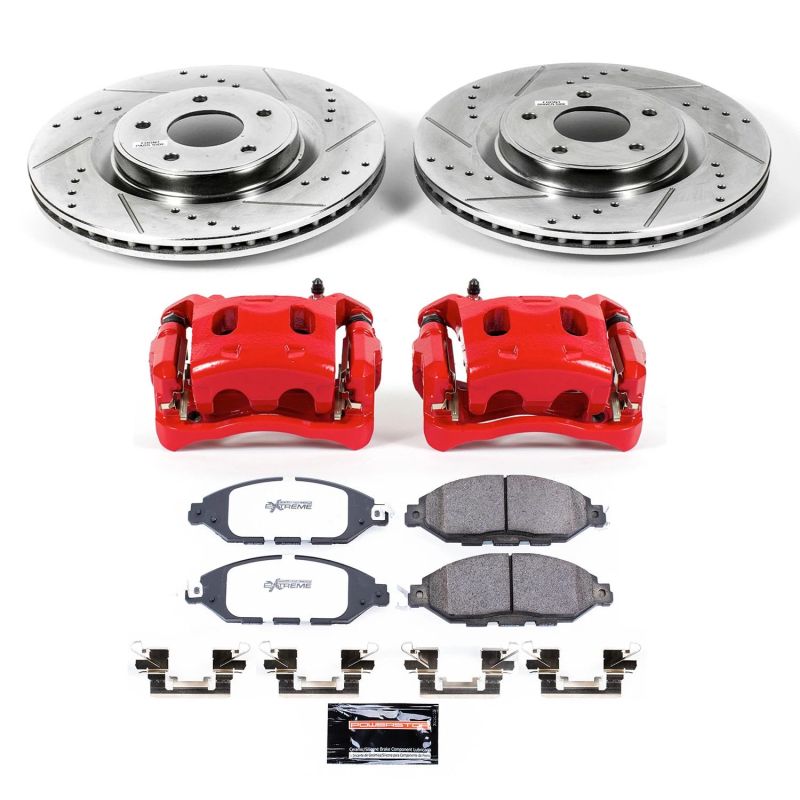 Power Stop Front Z36 Truck & Tow Brake Kit Infiniti JX35 2013 / QX60 2014 - 2019 / Nissan Murano 15 - 21 / Pathfinder 2013 - 2019 | KC6496 - 36 - JDMuscleBrake KitspsbKC6496-36
