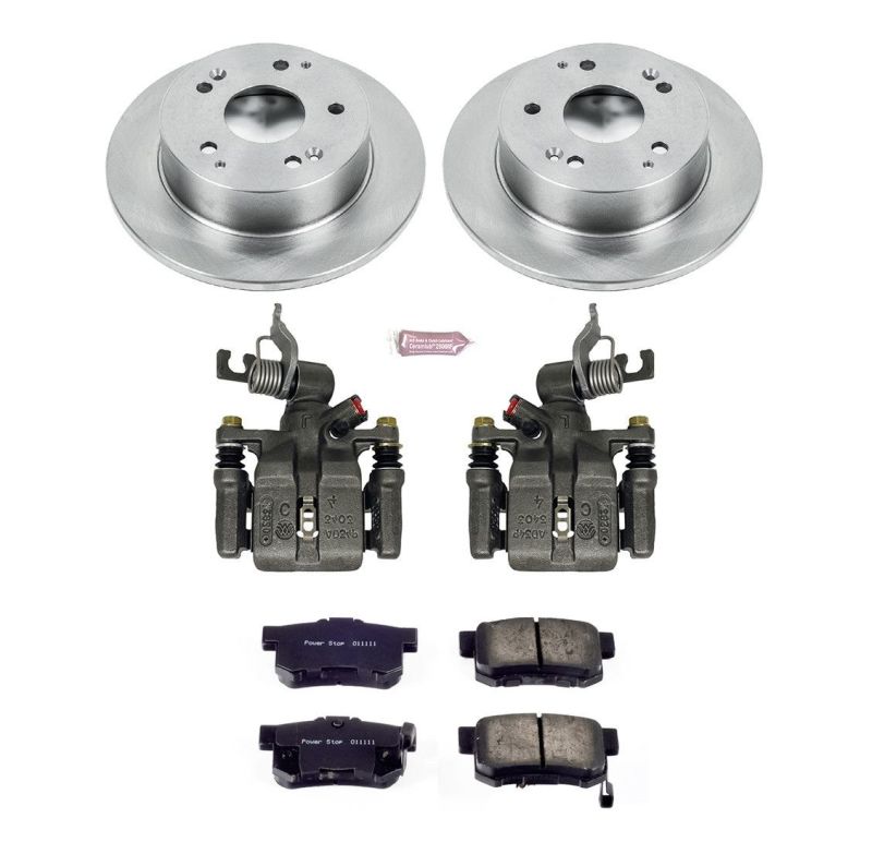 Power Stop Rear Autospecialty Brake Kit w/ Calipers Honda Accord 1998 - 2002 | KCOE2270D - JDMuscleBrake KitspsbKCOE2270D