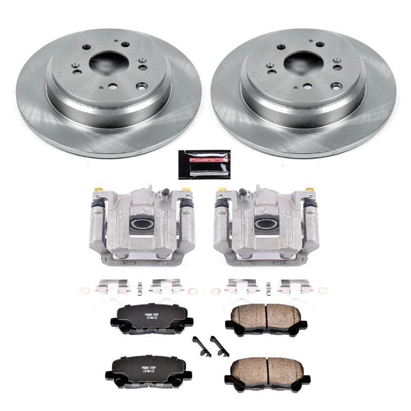Power Stop Rear Autospecialty Brake Kit w/ Calipers Honda Pilot 2012 - 2015 | KCOE5839 - JDMuscleBrake KitspsbKCOE5839