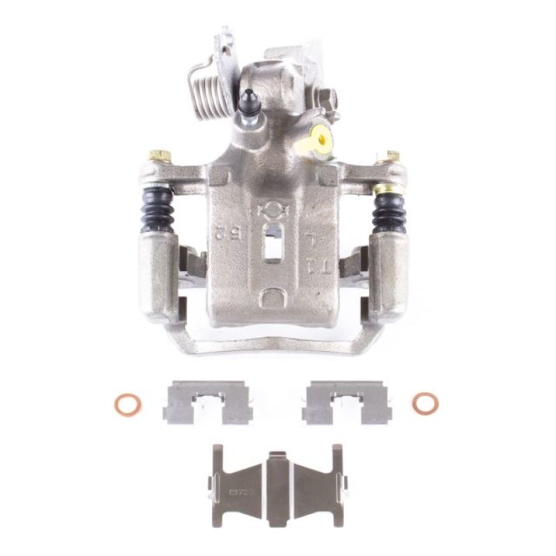 Power Stop Rear Left Autospecialty Caliper w/ Bracket Nissan Sentra 2002 - 2006 | L2627B - JDMuscleBrake Caliper Adapter BracketspsbL2627B