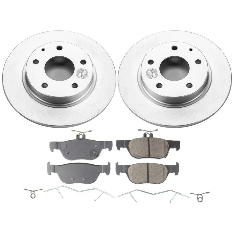 Power Stop Rear Z17 Evolution Geomet Coated Brake Kit Mazda Mazdaspeed 3 2019 - 21 / CX - 30 2020 - 21 | CRK8334 - JDMuscleBrake KitspsbCRK8334