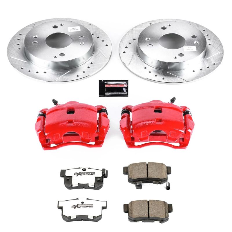 Power Stop Rear Z26 Street Brake Kit w/ Calipers Honda Accord 1991 - 1997 | KC701 - 26 - JDMuscleBrake KitspsbKC701-26