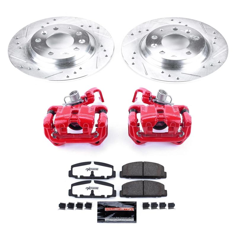 Power Stop Rear Z26 Street Brake Kit w/ Calipers Mazda Mazdaspeed6 2003 - 2005 | KC2452 - 26 - JDMuscleBrake KitspsbKC2452-26