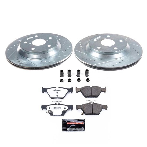 Power Stop Rear Z26 Street Warrior Brake Kit Subaru Forester 2019-21 | K8495-26 - JDMuscleBrake KitspsbK8495-26
