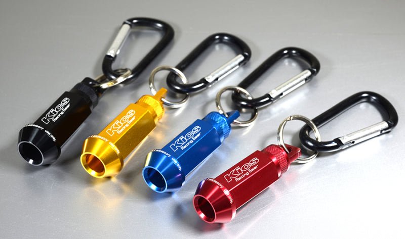 Project Kics Key Holder for Wheel Nut - 12x1.25 Red | WNKB13R - JDMuscleKey Chains and LanyardspjkWNKB13R