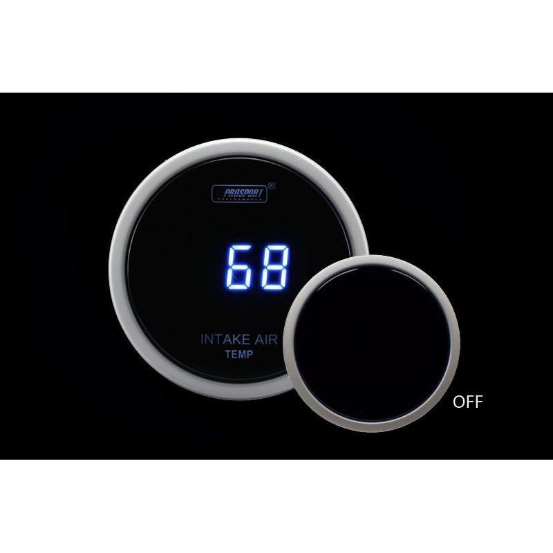 Prosport 52mm Blue Intake Temperature Gauge - Universal