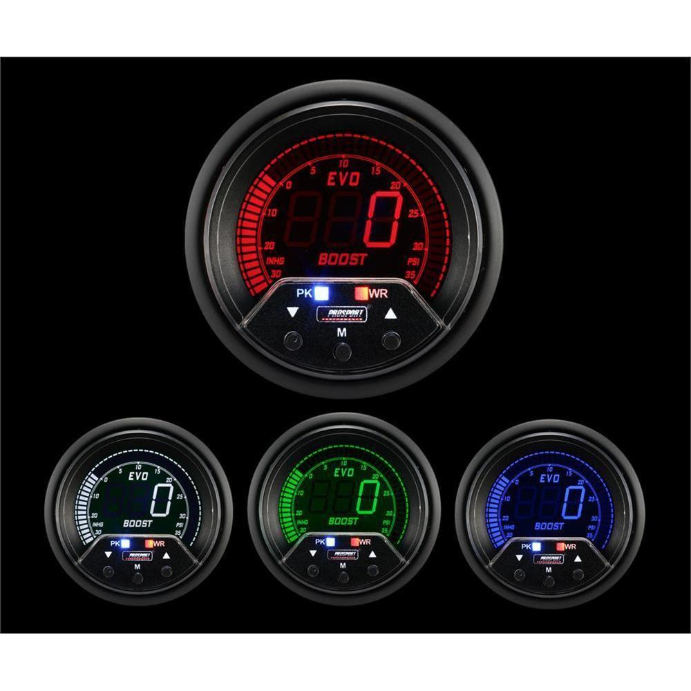 Prosport 52mm Premium Evo Electrical Boost Gauge - Universal