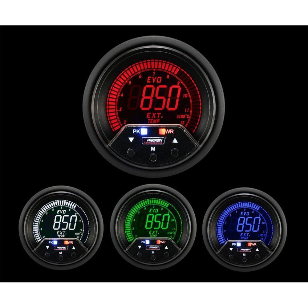 Prosport 52mm Premium Evo Electrical Exhaust Gas Temperature Gauge - Universal