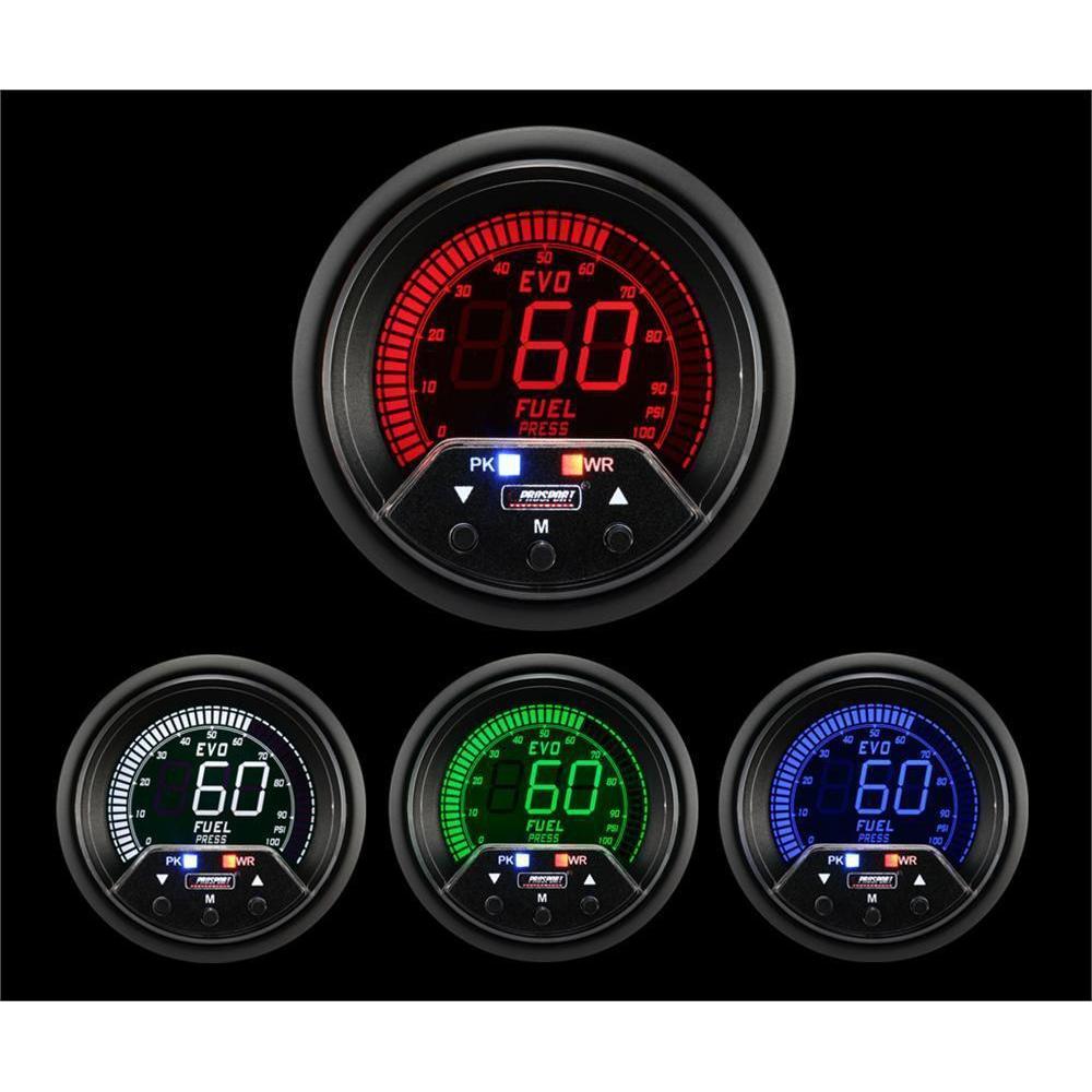 Prosport 52mm Premium Evo Electrical Fuel Pressure Gauge - Universal