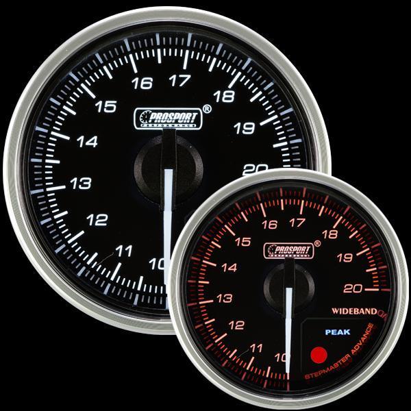 Prosport 52mm Supreme Wideband Digital Air Fuel Ratio Kit - Amber/White - Universal