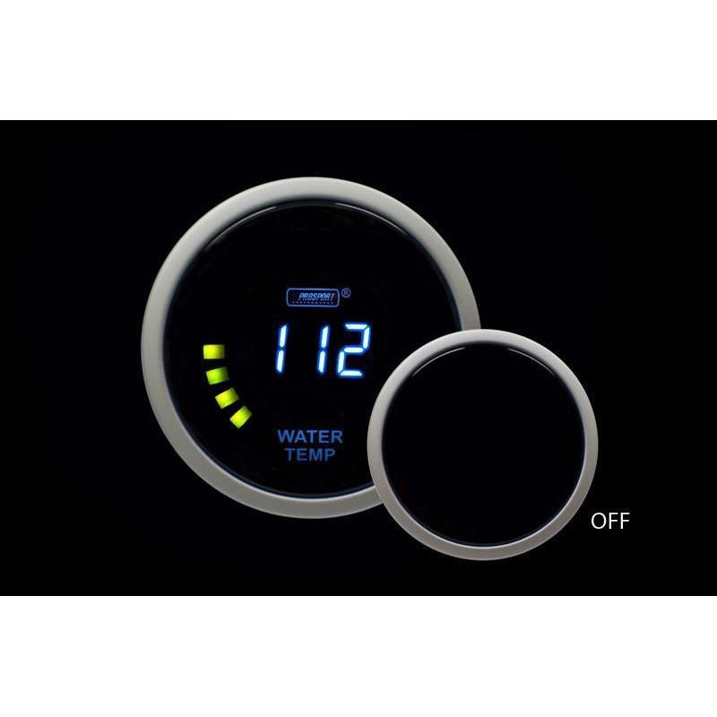 Prosport Digital 52mm Water Temp Gauge - Universal