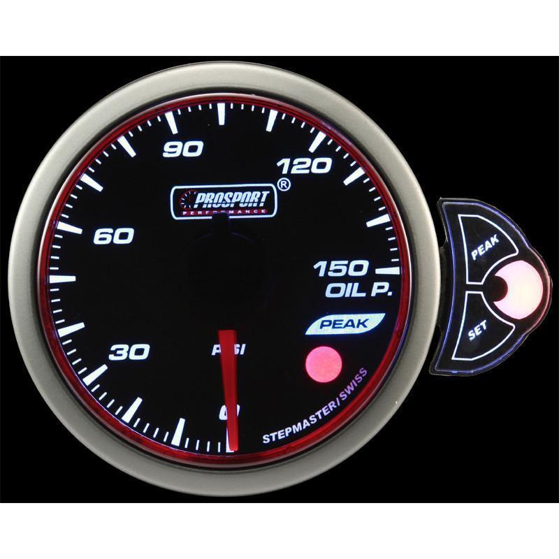 Prosport Halo Series 52mm Oil Pressure Gauge - Universal