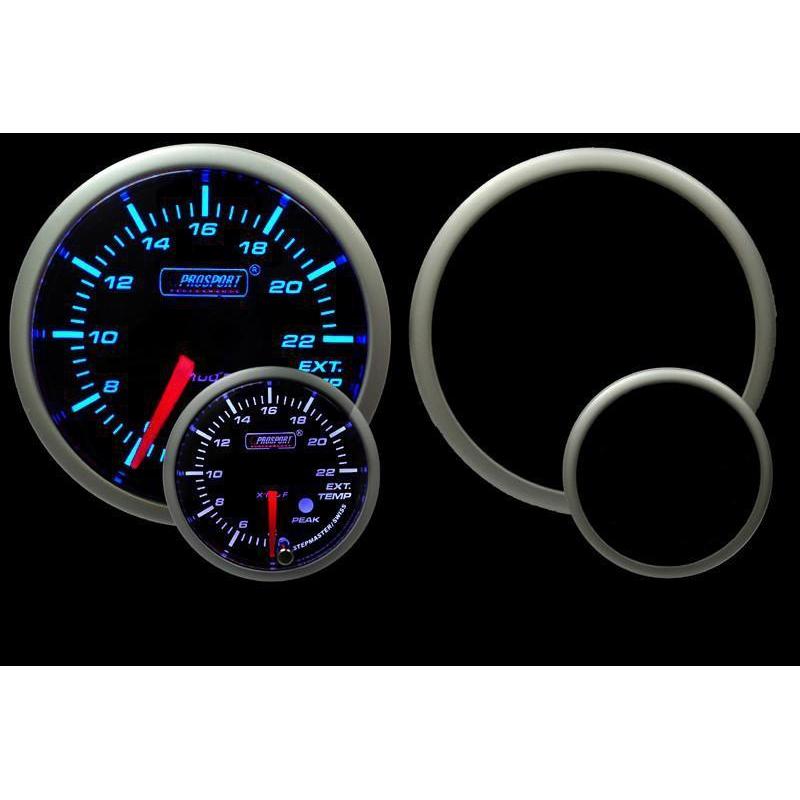 Prosport Premium Series 52mm EGT Gauge - Blue/White - Universal