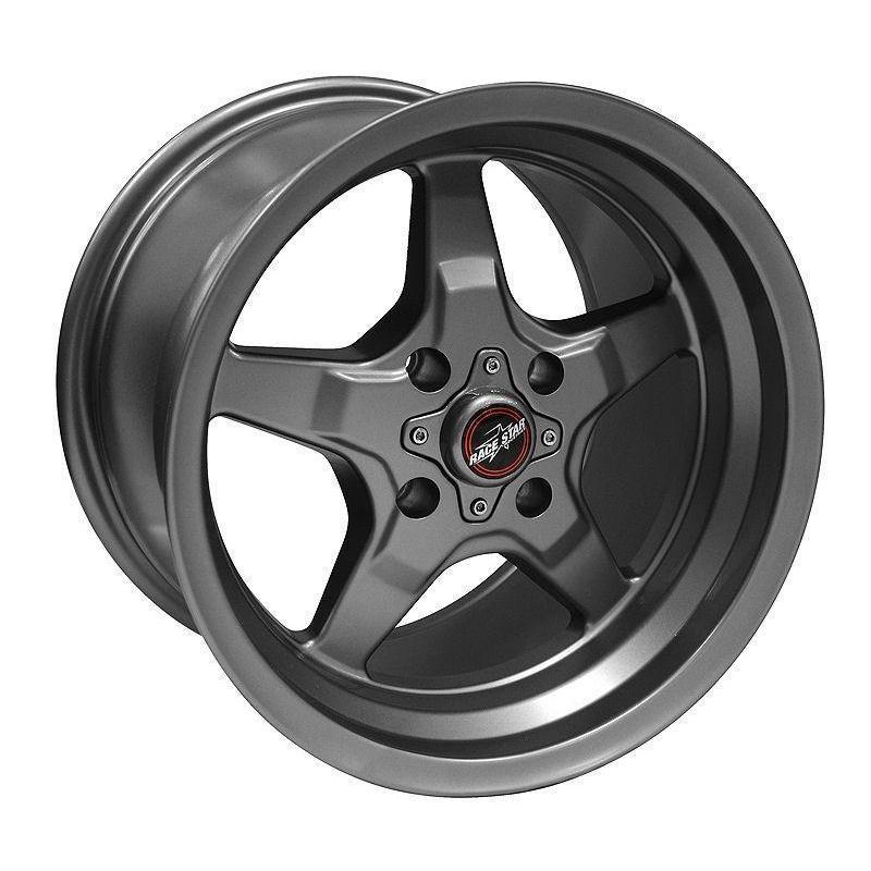 Race Star 91 Drag Star 15x3.75 4x108bc 1.50bs Direct Drill Metalic Gray Wheel - Universal | 91-537021G