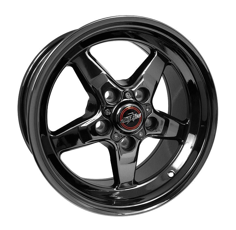 Race Star 92 Drag Star Focus/Sport Compact 18x8.50 5x108BC 6.64BS 49.5mm Offset Gloss Black Wheel | 92 - 885353B - JDMuscleWheelsrst92-885353B