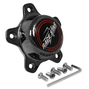 Race Star 5 Lug Cap Short Plastic Dark Star | incl. Medallion & Screws | 615-5096-D1