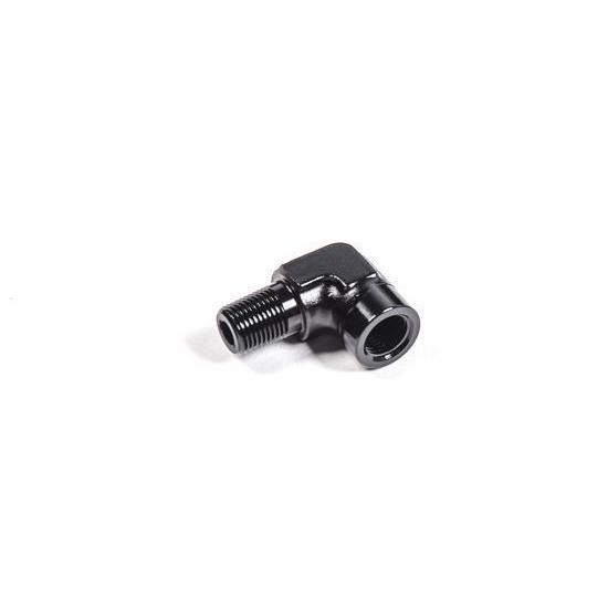 Radium Engineering 1/8in NPT Male to Female 90 Degree Fitting - Universal