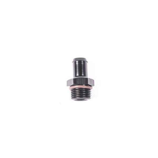 Radium Engineering .625in OD Hose Barb Adapter - Black - Universal
