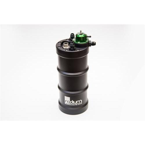 Radium Engineering FST-R Fuel Surge Tank with Integrated FPR | Walbro GSS342 255lph, Pump Included - Universal