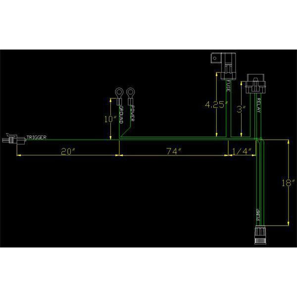 Radium Engineering Fuel Surge Tank Wiring Harness - Fully Populated - Universal