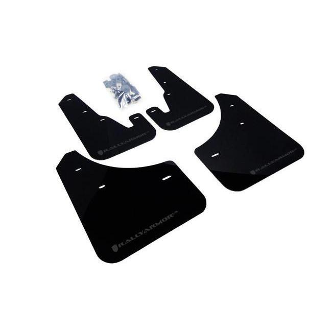 Rally Armor Black Mud Flap w/ Grey Logo Mazda 3 / Mazdaspeed 3 2004-2009