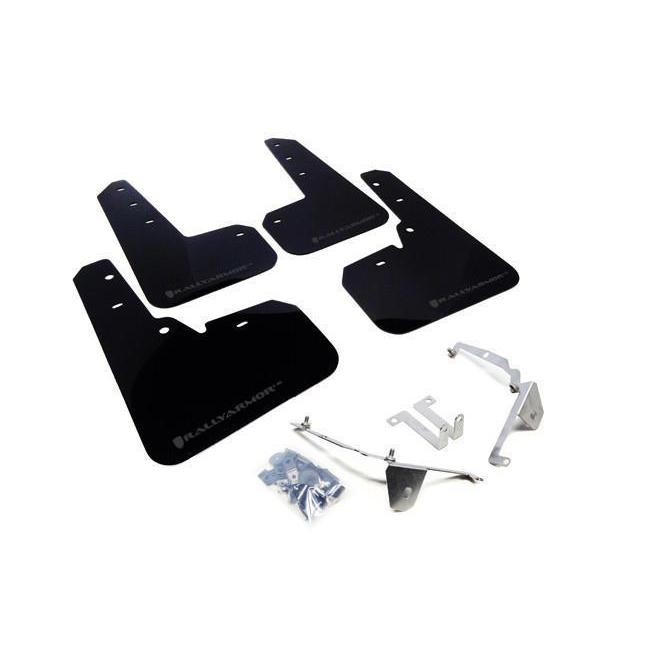 Rally Armor Black Mud Flap w/ Grey Logo Subaru XV Crosstrek 2013-2017