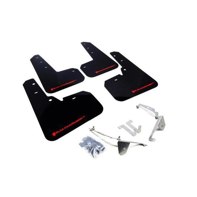 Rally Armor Black Mud Flap w/ Red Logo Subaru XV Crosstrek 2013-2017