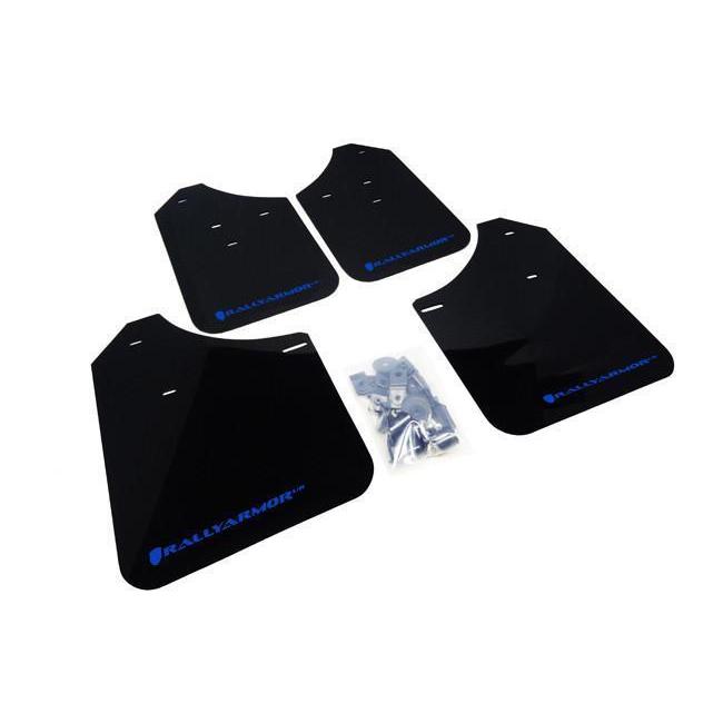 Rally Armor Black w/ Blue Logo Urethane Mud Flaps WRX/STI 2002-2007