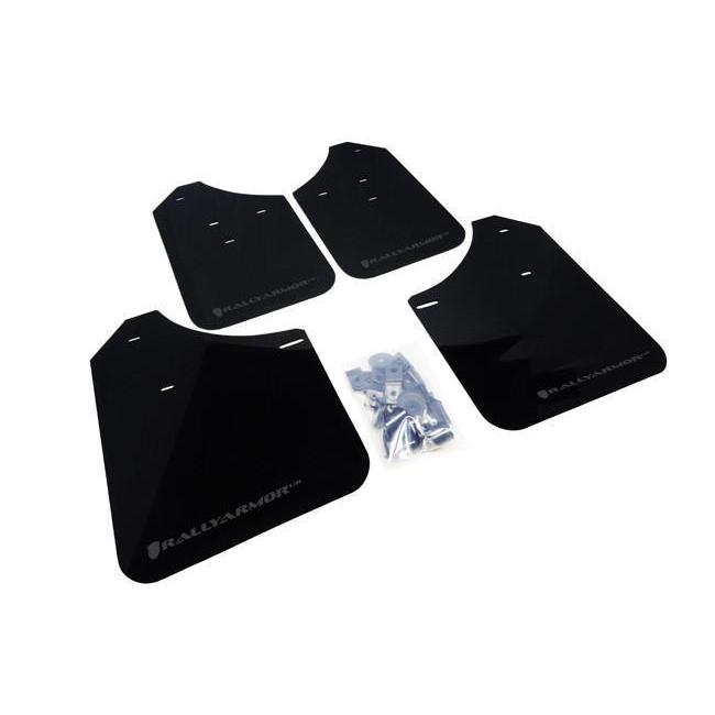 Rally Armor Black w/ Grey Logo Urethane Mud Flaps WRX/STI 2002-2007