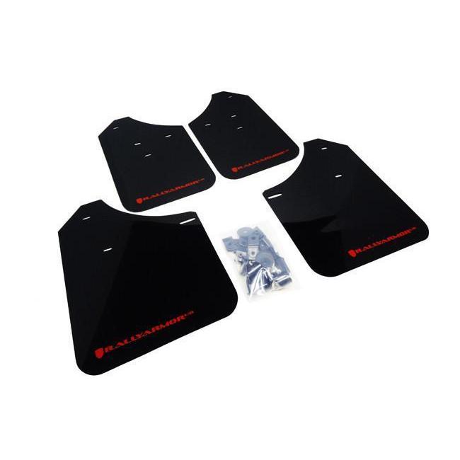 Rally Armor Black w/ Red Logo Urethane Mud Flaps WRX/STI 2002-2007