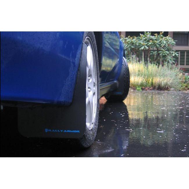 Rally Armor Classic Black Mud Flap w/ Blue Logo 2002-2007 WRX/STI / RS / 2.5i
