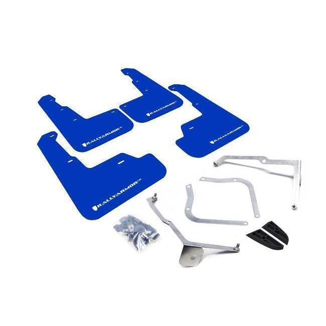 Rally Armor Mud Flap Blue w/ White Logo WRX/STI Sedan 15-2020