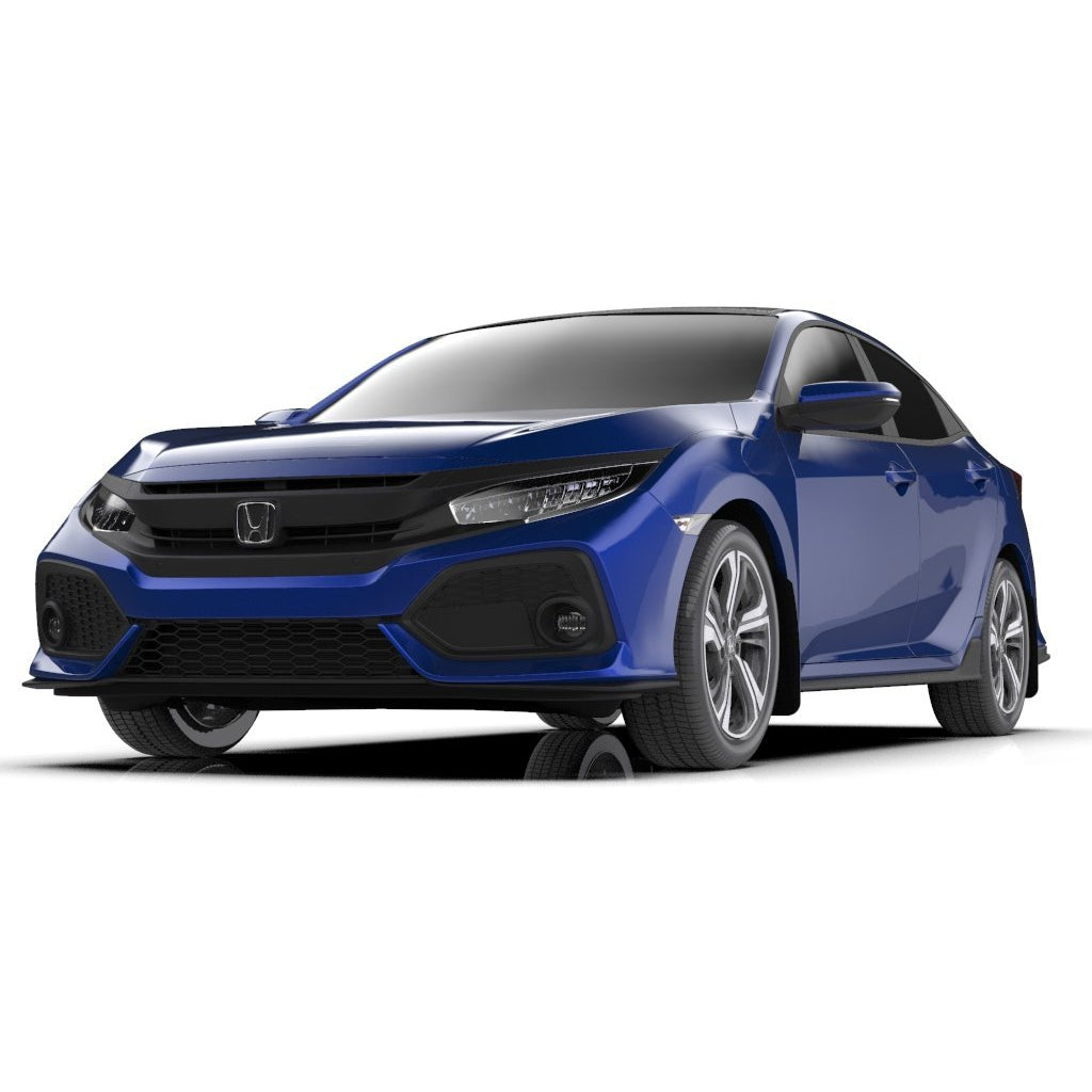 Rally Armor UR Black Mud Flap w/ Dark Grey Logo Honda Civic Si 2016-2019