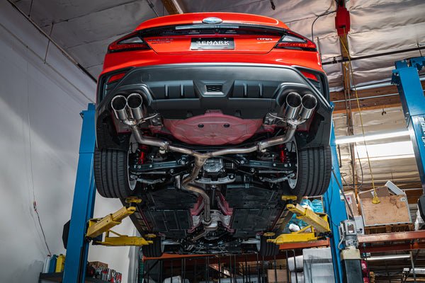 Remark 22-26 WRX 4in Axleback Exhaust with Stainless Double Wall Tip