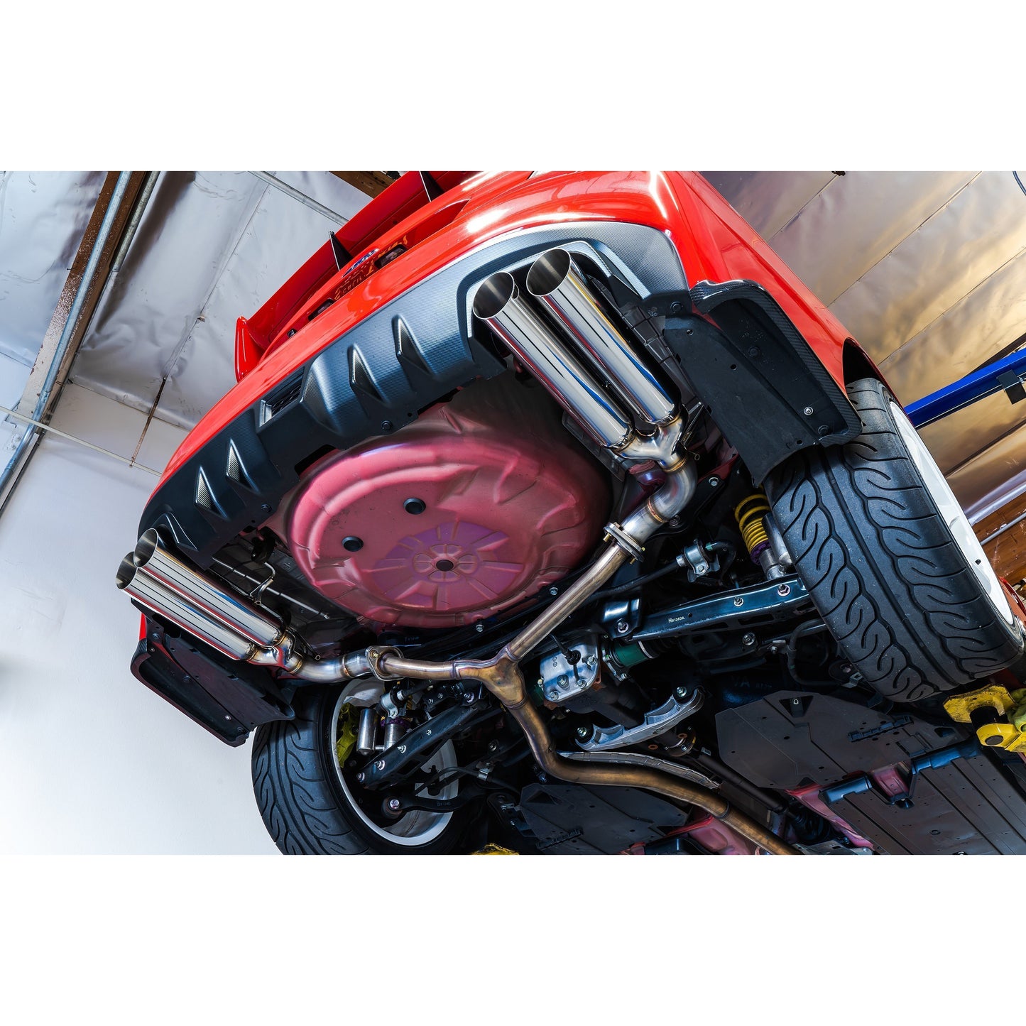 Remark Boso Axle Back Exhaust with Burnt Stainless Single Wall Tip WRX 15-21 / WRX STI 15-21 | RO-TTVA-SL