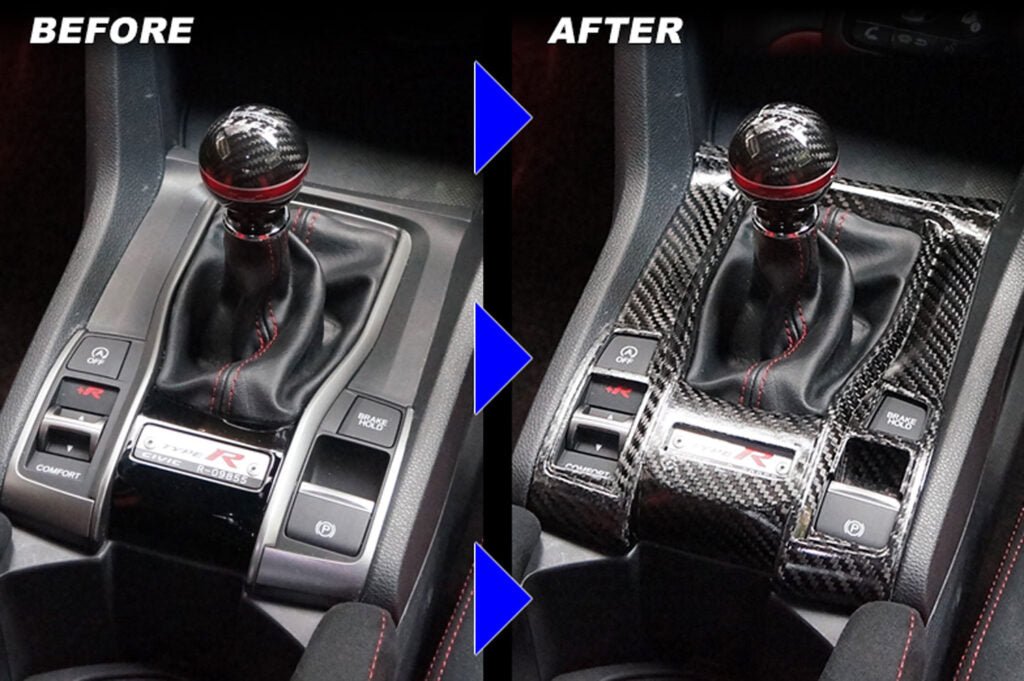 Revel 2022 GR86/BRZ GT Dry Carbon Shifter Panel Cover - 1 Piece | 1TR4GT0CS04 - JDMuscleTrim Kitsrvl1TR4GT0CS04