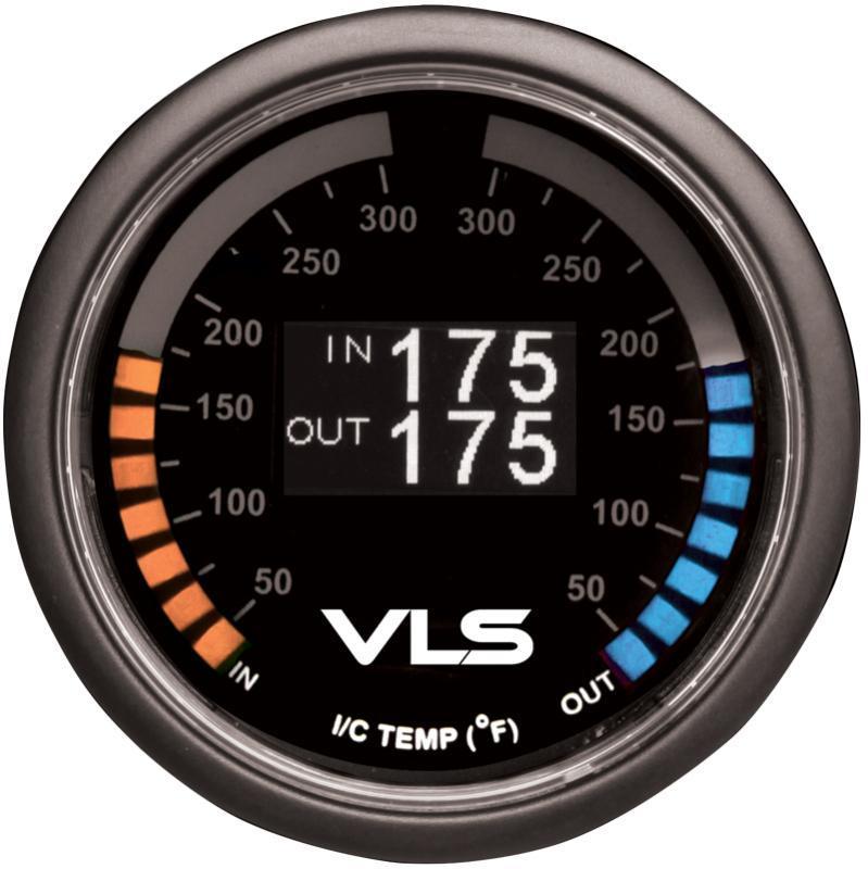 Revel VLS 52mm 50-300 Deg F Dual Intercooler Temperature Gauge - Universal | 1TR1AA006R