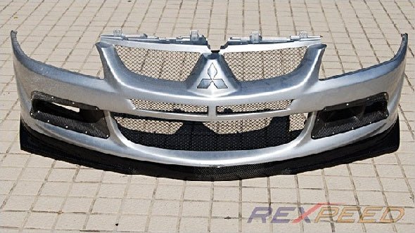 Rexpeed 03 - 05 EVO 8 Type - V Splitter | R87 - JDMuscleFront Wind SplitterREXR87